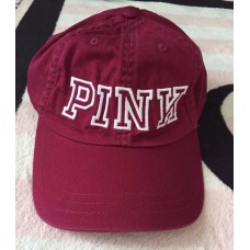 Victoria&apos;s Secret Pink Hat Orchid White Embroidered Graphics Baseball Cap  eb-56378318